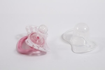 Пустушка Lindo силіконова з круглими м'якими краями і ковпачком, в асортименті, 3+ (LI 401/3+ - синій) - Pampik - 5