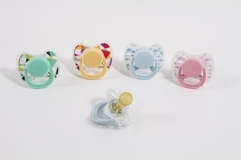 Пустушка Lindo латексна кругла для сну з ковпачком, в асортименті, 3+ - Pampik - 10