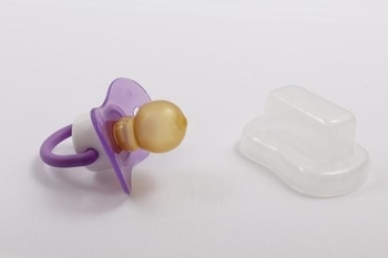 Пустушка Lindo латексна кругла для сну з ковпачком, в асортименті, 12+ - Pampik - 10