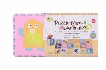 Ігровий килимок-пазл Baby Great Чарівний світ, 184х92 см (GB-M1218ABL) - Pampik - 2