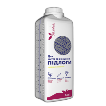Засіб для миття підлоги De La Mark з ароматом лимона, 1 л - Pampik