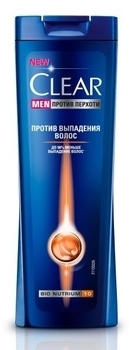 Шампунь для чоловіків Clear Проти випадіння волосся, 400 мл - Pampik