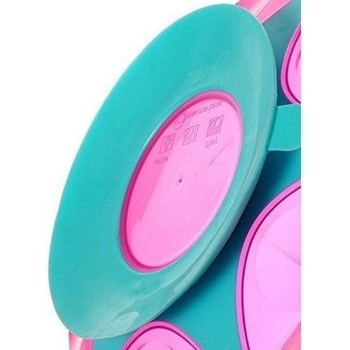 Тарілка Nuby з підігрівом на присосці + ложка, рожевий (5342pnk) - Pampik - 2