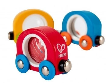 Паровозик Hape Три вагона (E3805) - Pampik - 2