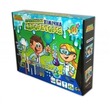 Набір Easy Science дослідницька хімічна лабораторія, укр. мова (45008) - Pampik - 2