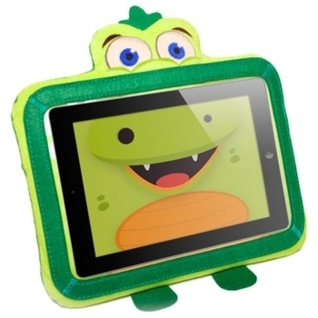 М'який чохол для планшетів Wise-Pet Крокодил Роккі, 7-8 дюймів, в блістері - Pampik - 2