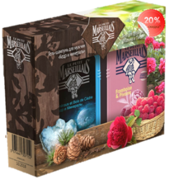 Подарунковий набір Le Petit Marseillais Мужність і чарівність (102020283) - Pampik