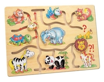 Гра Bino Підбери голови тваринам Африка - Pampik