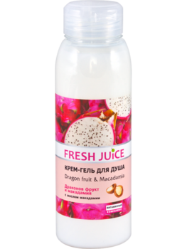 Крем-гель для душа Fresh Juice Dragon fruit & Macadamia, 300 мл - Pampik