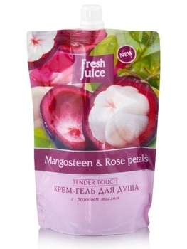 Гель для душу Fresh Juice Mangosteen & Rose petals, 170 мл - Pampik