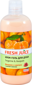 Крем-гель для душа Fresh Juice Tangerine & Awapuhi, 500 мл - Pampik