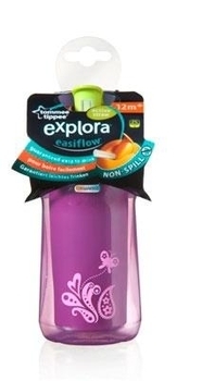 Стакан-термос з трубочкою Tommee Tippee, фіолетовий, 300 мл - Pampik - 2