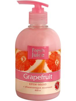Крем-мыло Fresh Juice Grapefruit, 460 мл - Pampik