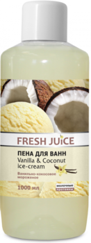 Пена для ванн Fresh Juice Vanilla & Coconut ice-cream,1 л - Pampik