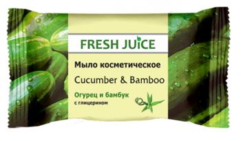 Мыло косметическое Fresh JuiceCucumber & Bamboo, 75 г - Pampik