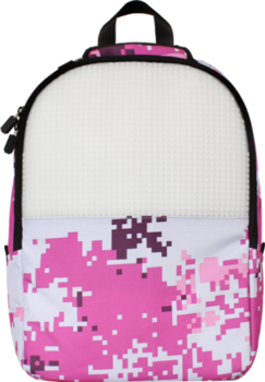 Рюкзак Upixel Camouflage, рожево-білий - Pampik