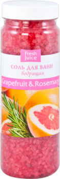 Сіль для ванн Fresh Juice Grapefruit & Rosemary, 700 г - Pampik