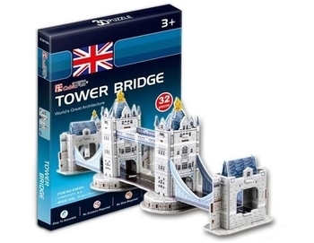 3D Пазл CubicFun Тауерський міст, 32 елементи - Pampik