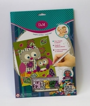 Набір для декорування D&M Аплікація з паєтками (13530) - Pampik
