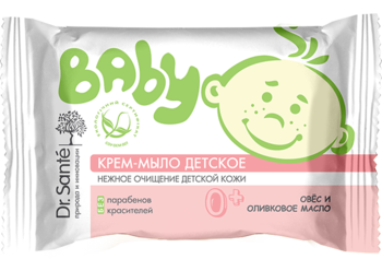 Крем-мыло Dr.Sante Baby Овес и оливковое масло, 90 г - Pampik