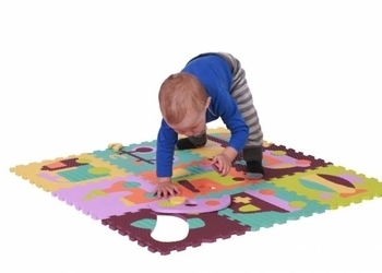 Ігровий килимок-пазл Baby Great Швидкий транспорт, 92х92 см (GB-M129V2) - Pampik - 2