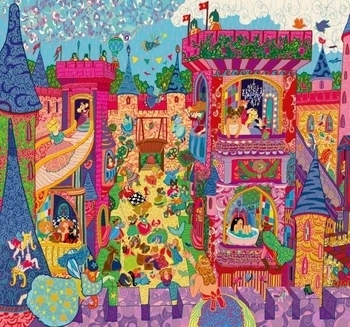 Пазл Djeco Казковий замок, 54 елемента - Pampik - 4