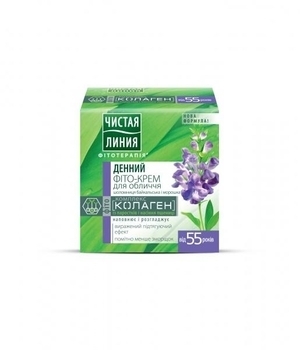 Денний фітокрем для обличчя Чиста Лінія Шоломниця і морошка 55+, 45 мл - Pampik - 2