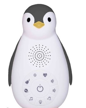 Нічник та музичний бокс Zazu Пінгвіня Зоє, сірий (ZA-ZOE-01) - Pampik - 2