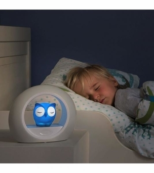 Нічник зі звуковою активацією Zazu Совенок Лу, синій (ZA-LOU-02) - Pampik - 4