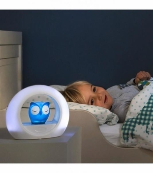 Нічник зі звуковою активацією Zazu Совенок Лу, синій (ZA-LOU-02) - Pampik - 3
