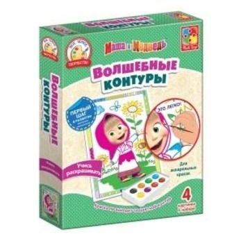 

Набор для творчества Vladi Toys Волшебные контуры. Маша и Медведь (VT4402-30)