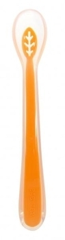 Ложечка силіконова Baby Team, помаранчевий (6107) - Pampik