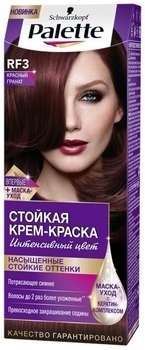Фарба для волосся Palette RF-3 Червоний гранат, 110 мл - Pampik