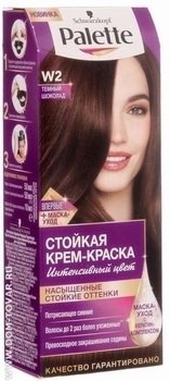 Краска для волос Palette W2 Темный шоколад, 110 мл - Pampik - 3
