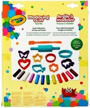 Набор для творчества Crayola с пластилином, 12 цветов (57-0320) - Pampik - 3