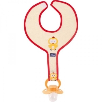 Слинявчик-тримач для пустушки Sevi bebe Курча (15) - Pampik