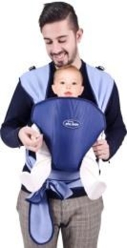 Рюкзак-кенгуру з накидкою Sevi bebe, синій (580) - Pampik - 2