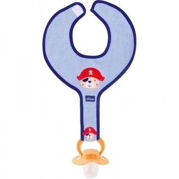 Слинявчик-тримач для пустушки Sevi bebe Ведмедик (15) - Pampik