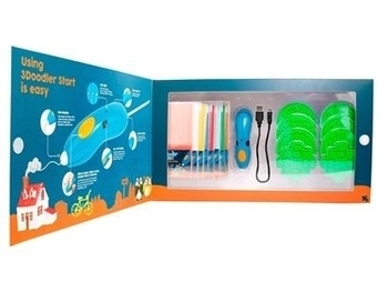 Набір 3D-ручка 3Doodler Start для дитячої творчості Мегакреатив + ​​192 стрижня + 8 шаблонів (3DS-MEGA-E-R) - Pampik - 9