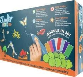 Набір 3D-ручка 3Doodler Start для дитячої творчості Мегакреатив + ​​192 стрижня + 8 шаблонів (3DS-MEGA-E-R) - Pampik - 7