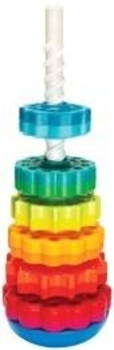 Гвинтова пірамідка Fat Brain Toys Spin Again - Pampik