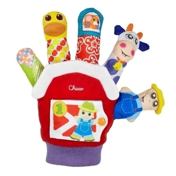 Игрушечная рукавичка Chicco Ферма (07651.00) - Pampik