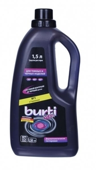 Рідкий засіб Burti Noir для прання чорних тканин, 1,5 л - Pampik