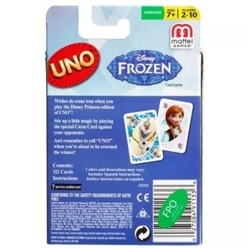 Карточная игра Uno Холодное сердце - Pampik - 3