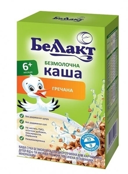 Безмолочна каша Беллакт Гречана, 200 г - Pampik