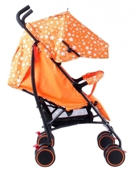 Коляска-тростина Babyhit Wonder Orange stars, помаранчевий - Pampik - 3