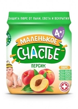 

Пюре Маленькое счастье Персик, 90 г