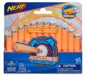 Набір стріл Hasbro Nerf Аккустрайк, 12 шт. (C0162) - Pampik - 2