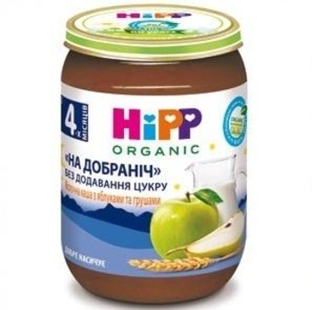 

Молочная каша HIPP с яблоками и грушами Спокойной ночи, 190 г