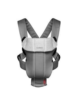 Рюкзак-кенгуру BabyBjorn Baby Carrier Original, Grey Cotton (023036) - Pampik - 2